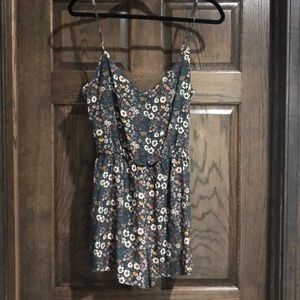 TWO Floral Print Rompers